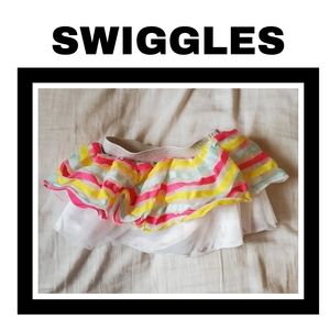 Swiggles Striped Baby Skirt 3 to 6 Months
